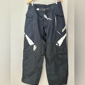 Thor Ride Motocross Motorcycle Pants Black White Mens Size 38 Series 2009 B63